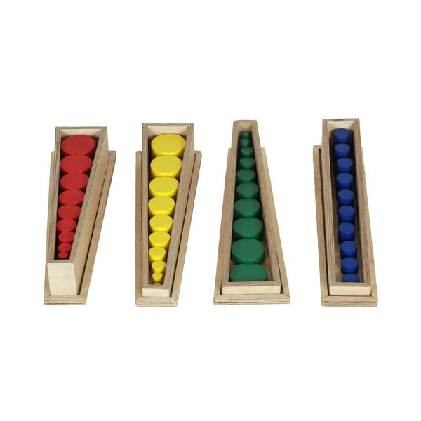 Mastering Precision: The Advanced Challenge of Montessori Knobless Cylinders