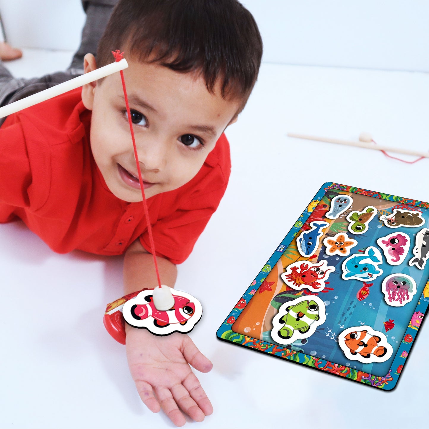 Wooden Magnetic Fishing Toy set