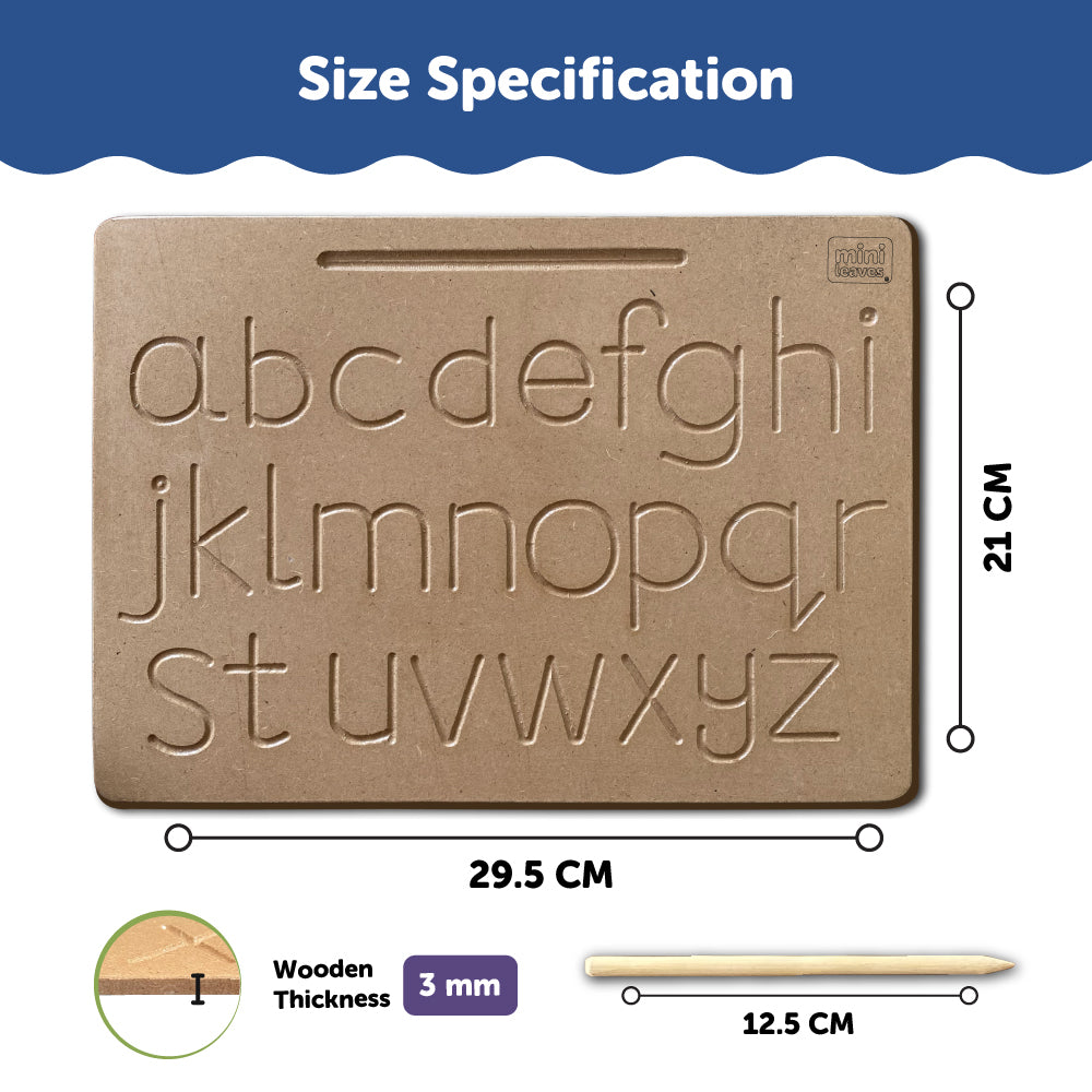 Wooden Small Alphabet Tracing Board