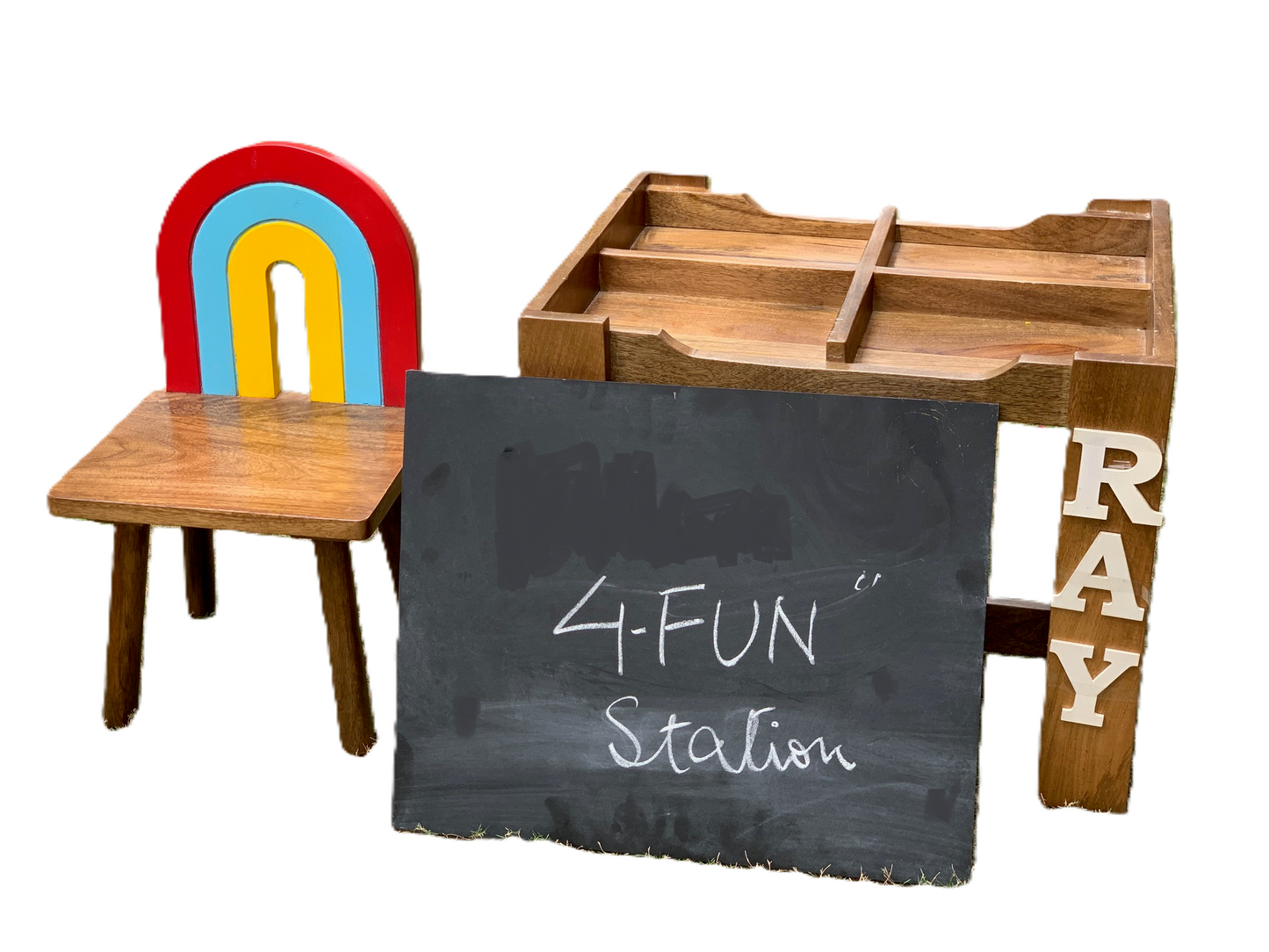 Wooden 4-Fun Station