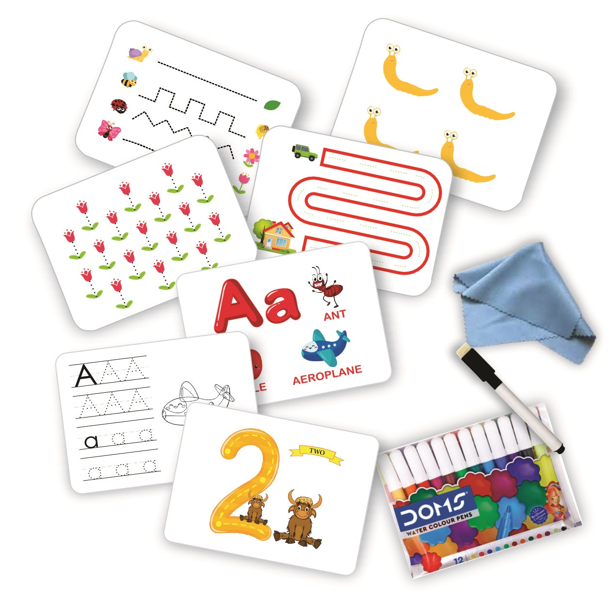 1 Reusable 72 Activity Flash Card