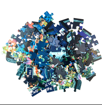 Aquatic Life Jigsaw Puzzle - (108 Jumbo Pieces)
