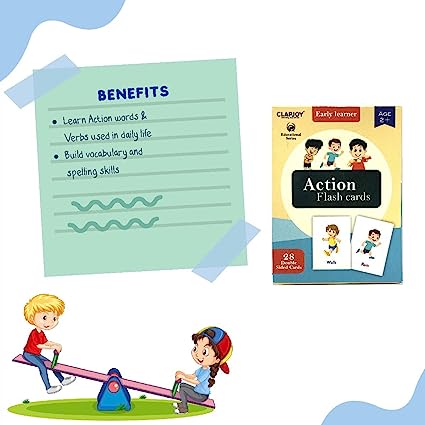 Action Flash Card for Kids