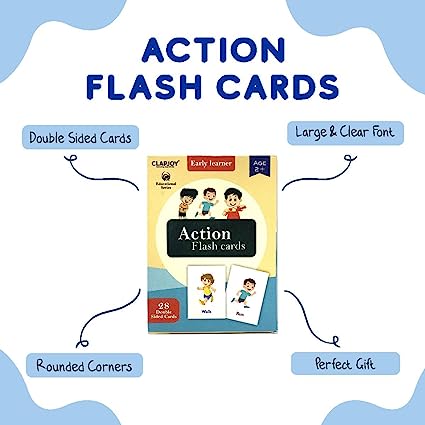 Action Flash Card for Kids