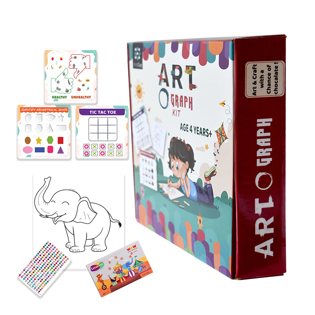 Art O Graph Activity Kit For Kids