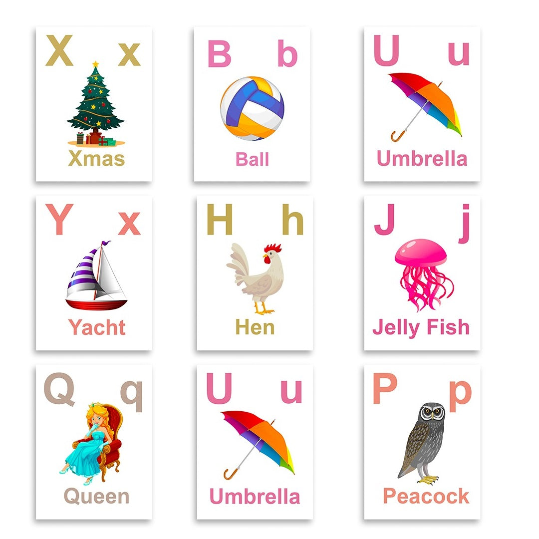Baby's First Alphabets Flashcards (26 Cards)