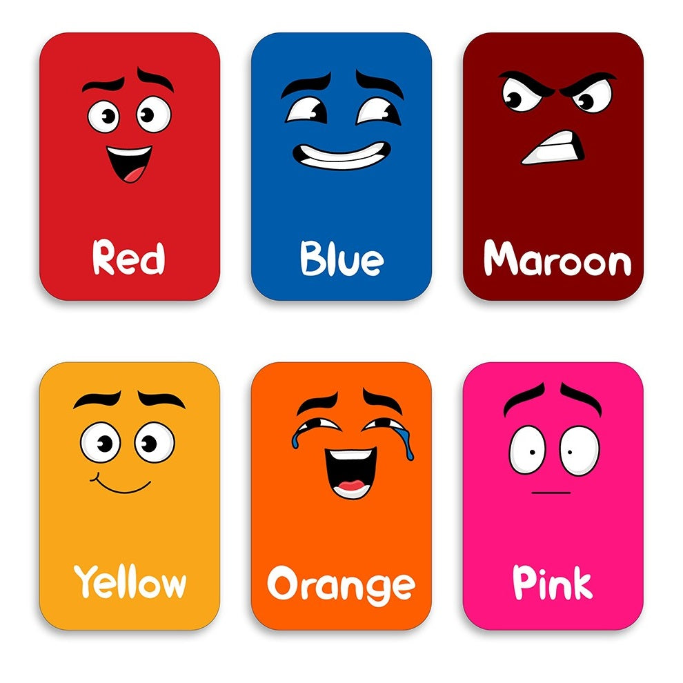 Baby's First Colors Flashcards with Attractive Pictures