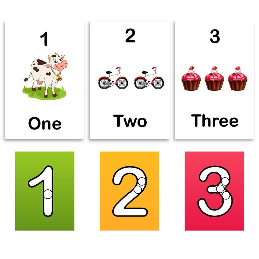 Baby's First Numbers Flashcards (40 Cards with Rewritable Pen)