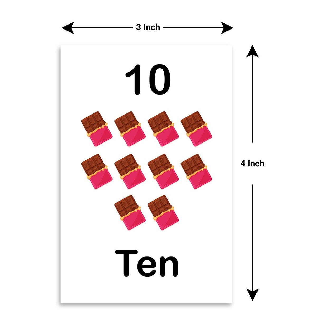 Baby's First Numbers Flashcards (40 Cards with Rewritable Pen)