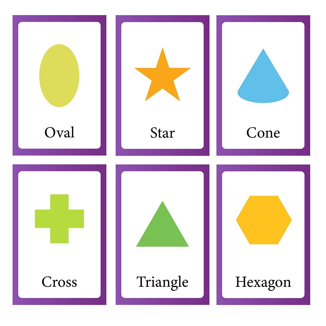Baby's First Shape Flashcards (28 Cards)