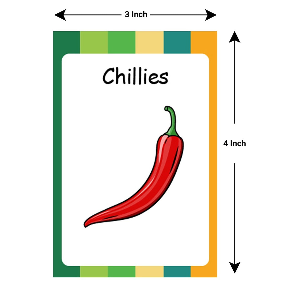 Baby's First Vegetables Flashcards (28 Cards with Sketch Pen)
