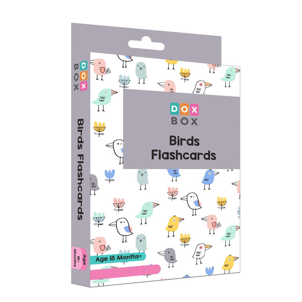 Birds Flash Cards For Kids - Pack of 24
