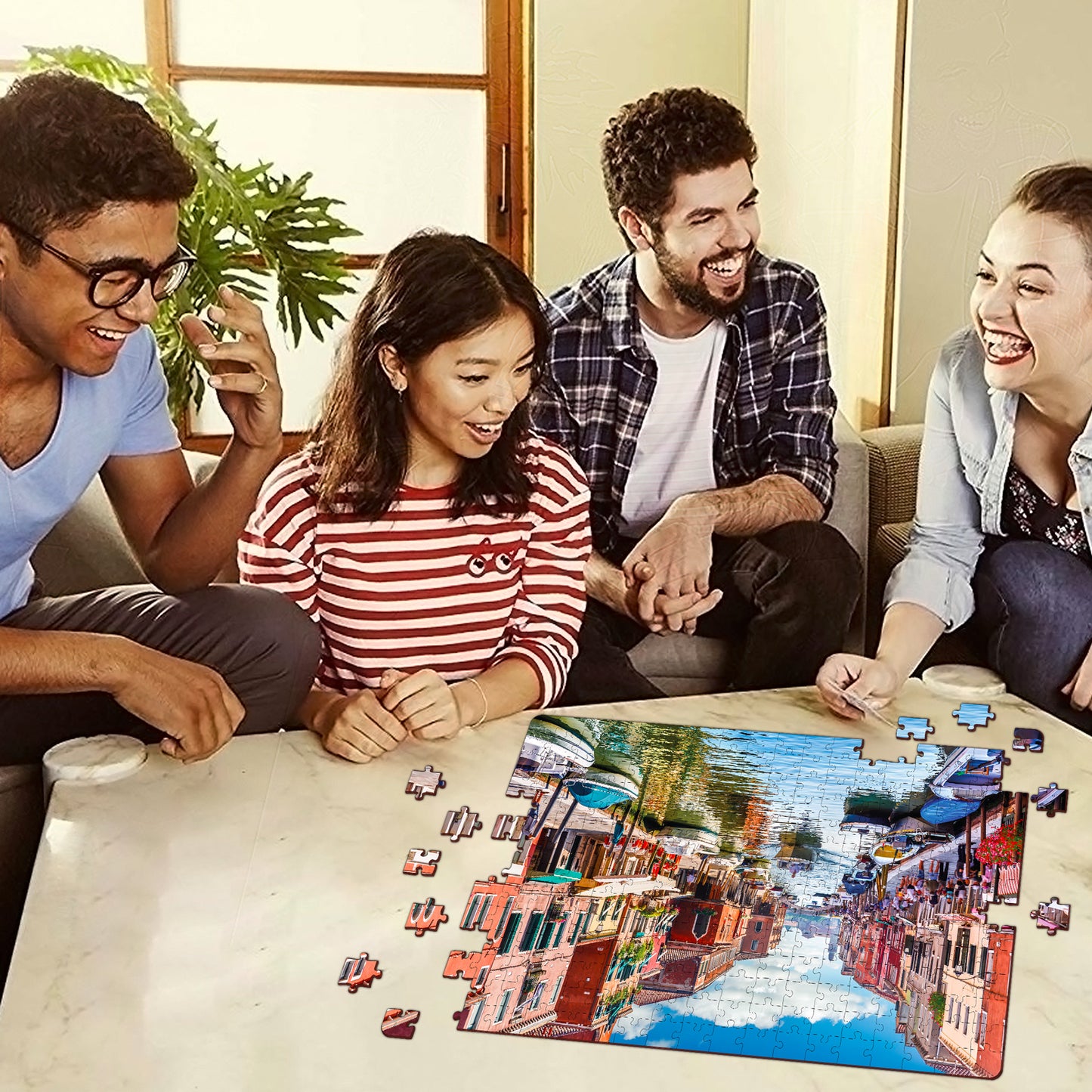 Cinque Terre Wooden Jigsaw Puzzle (252 Pcs)
