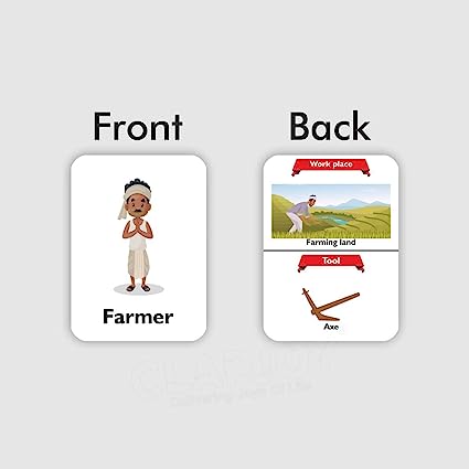 Community Helper Flash Card for Kids