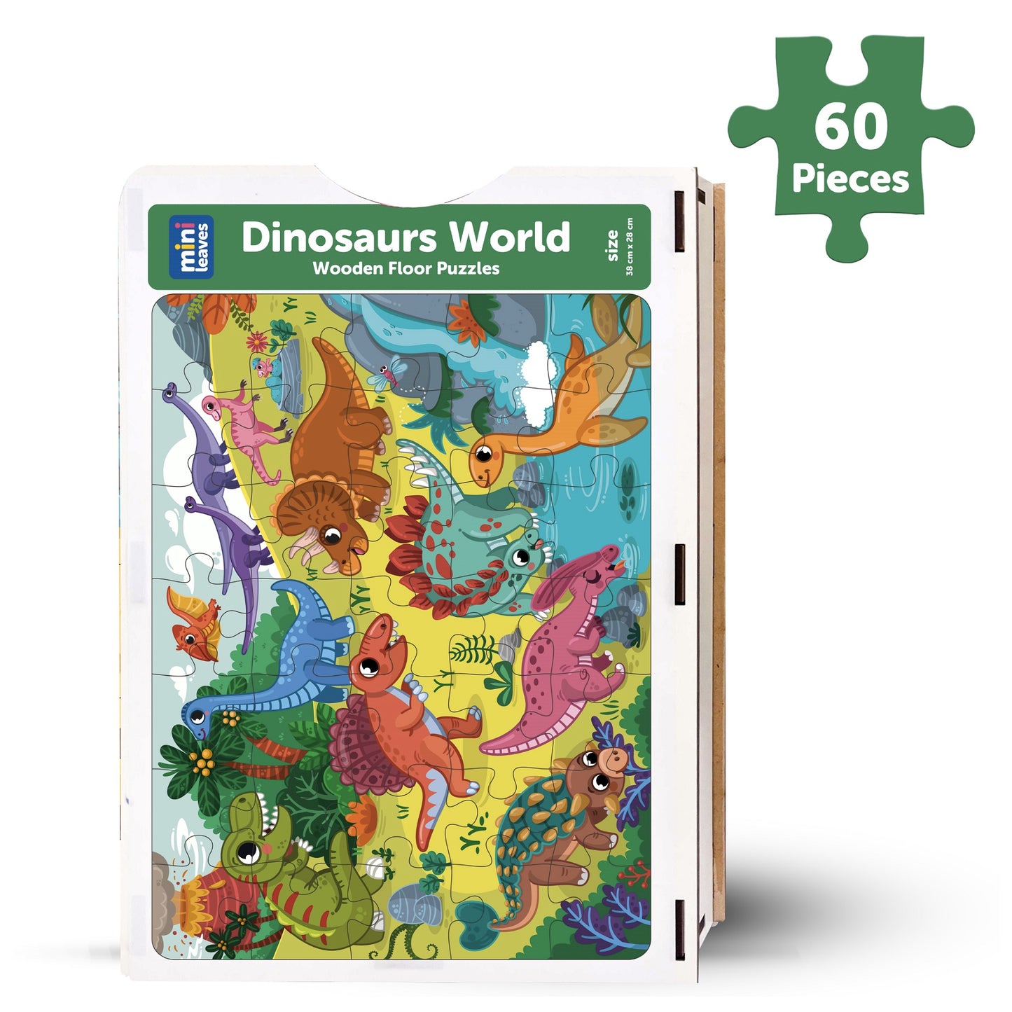 Dinosaurs Wooden Puzzle (60 Pcs)