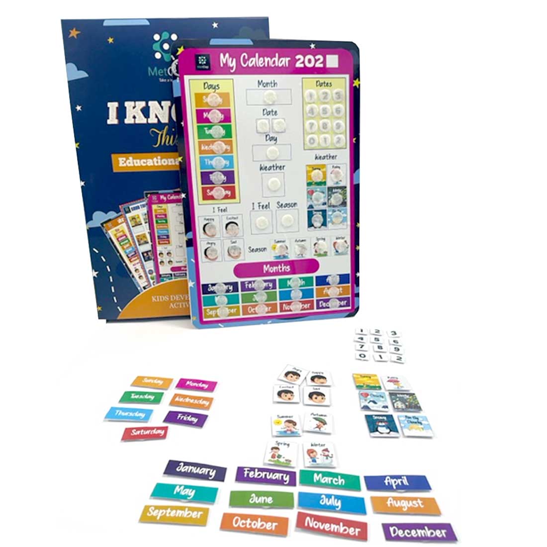 English Activity Home Calendar for Kids