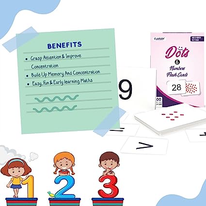 Fun with Dots & Numbers Flashcards