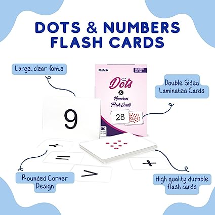 Fun with Dots & Numbers Flashcards