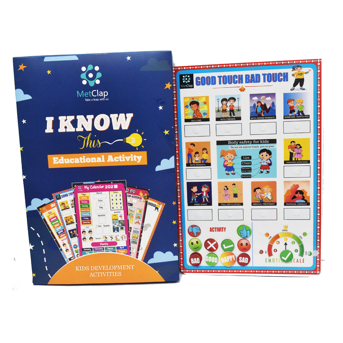 Good Touch Bad Touch Activity Board Game for Kids
