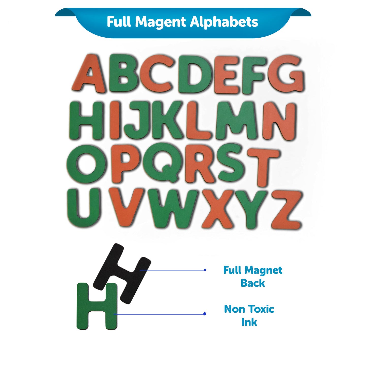 Magnetic Uppercase Alphabet Letters