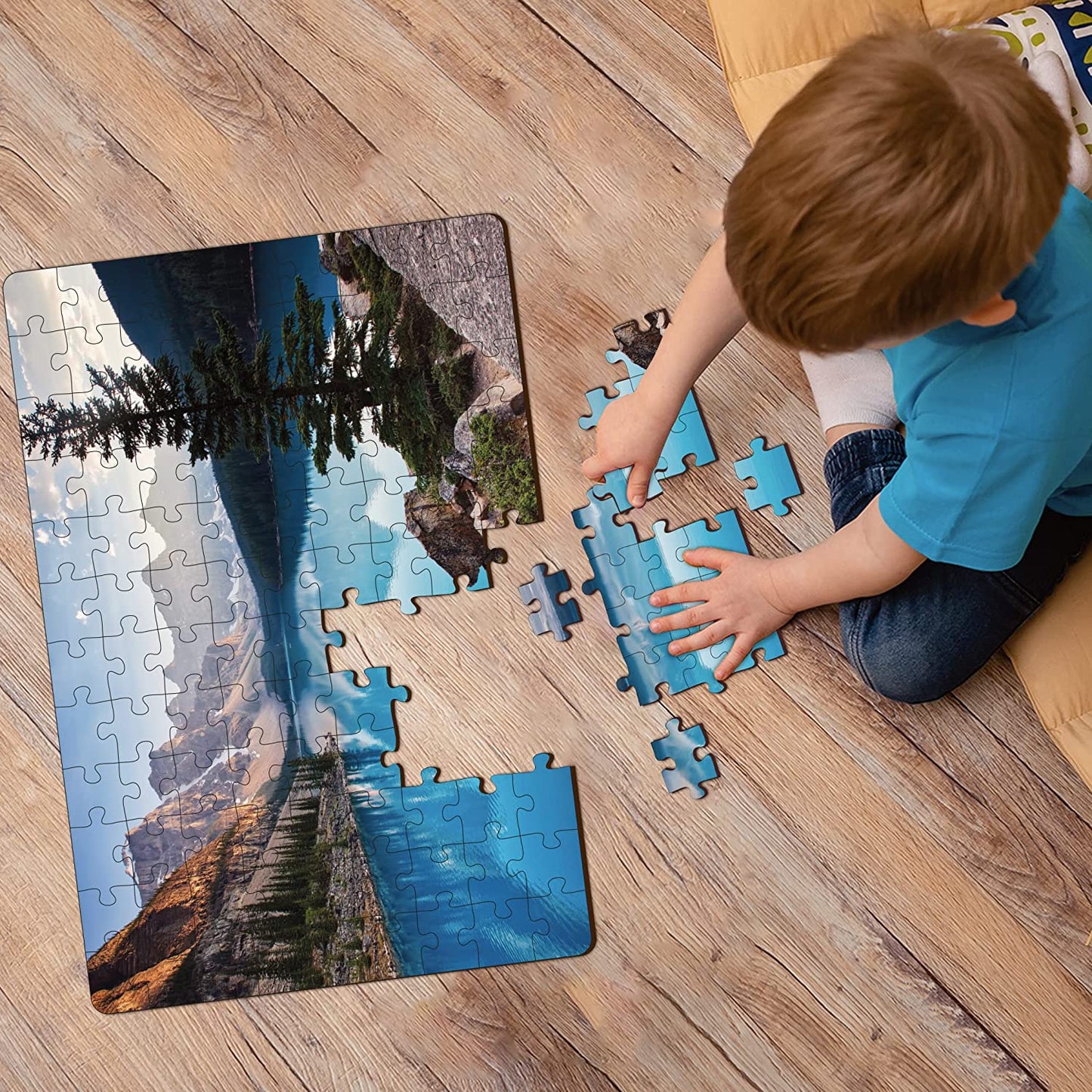 Moraine Lake Wooden Jigsaw Puzzle (108 Pcs)