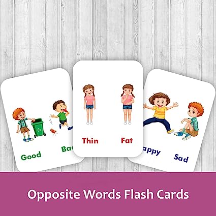 Opposite Words Flash Card