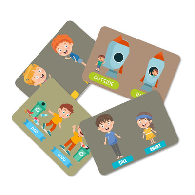 Opposites Flash Cards - Pack of 32
