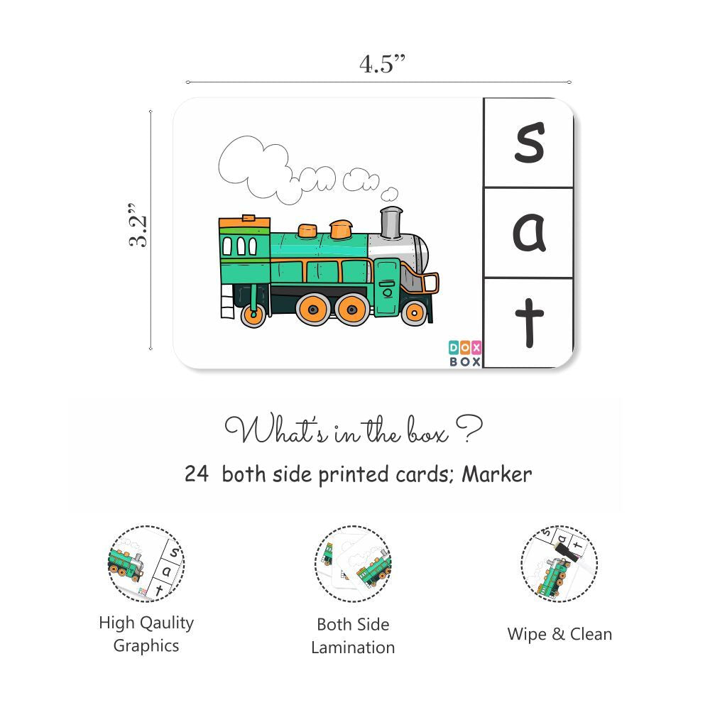 Phonics Beginning Sound Activity Flashcards - Pack of 24