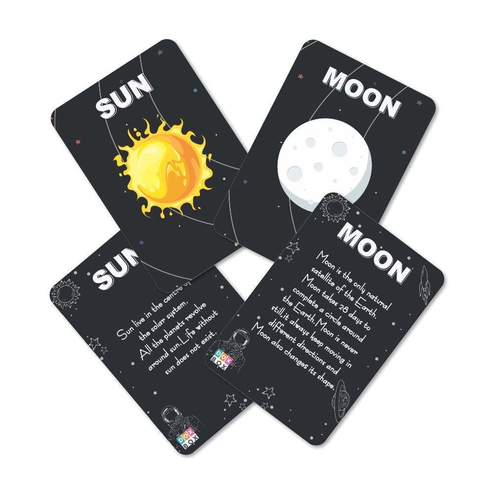 Space Learning Flashcards - Pack of 24