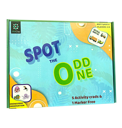 Spot the Odd One with 5 Activity Cards and 1 Marker