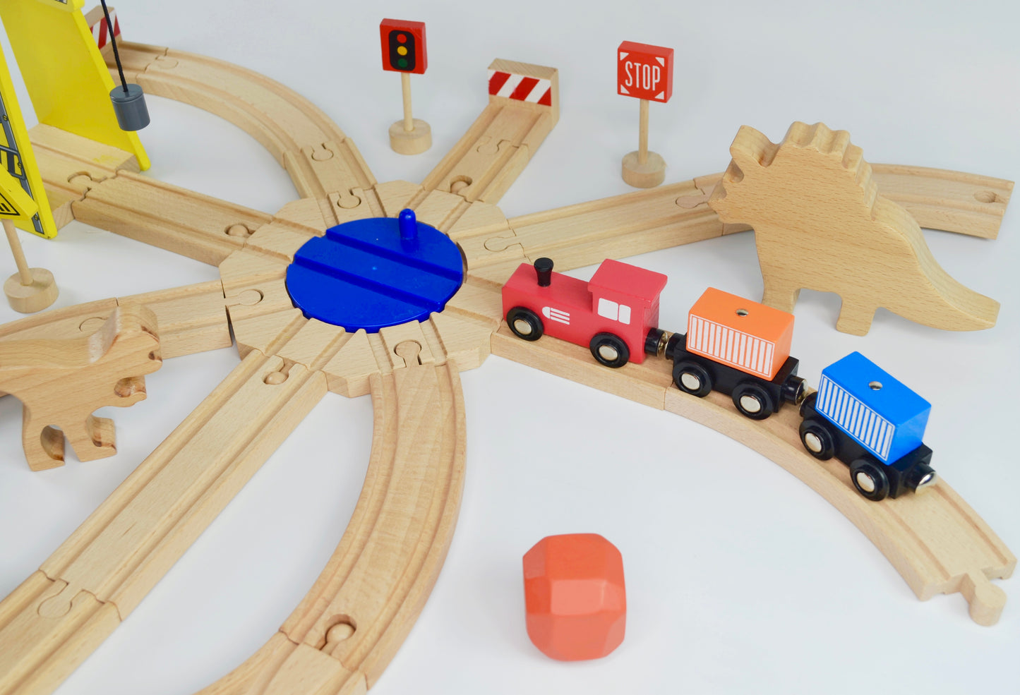 The Dino Land Starter pack Wooden Playset Toy