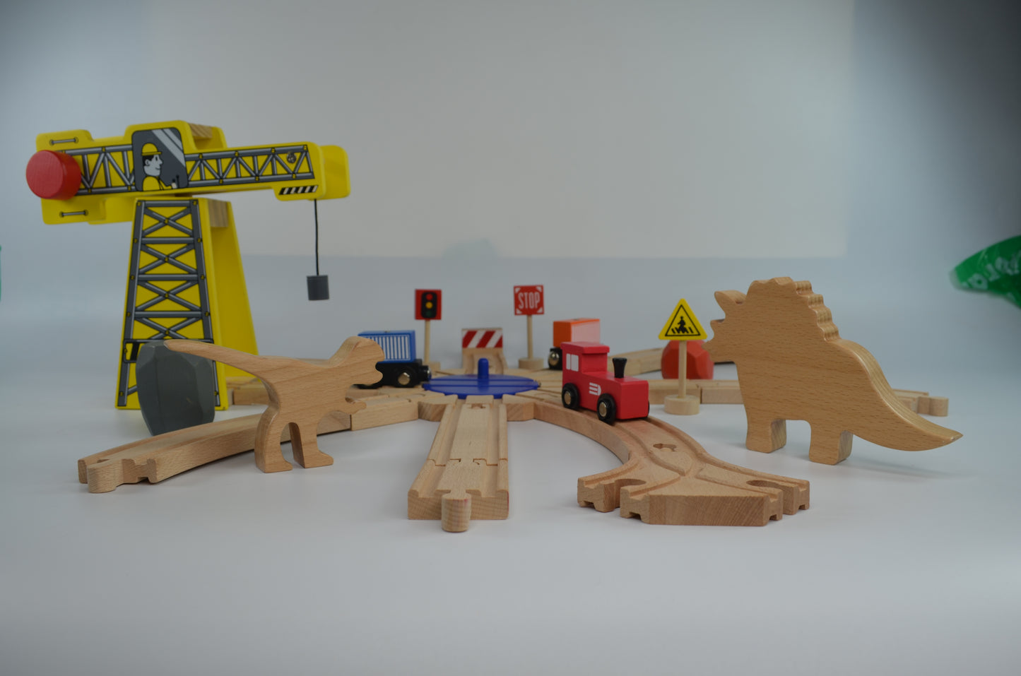 The Dino Land Starter pack Wooden Playset Toy