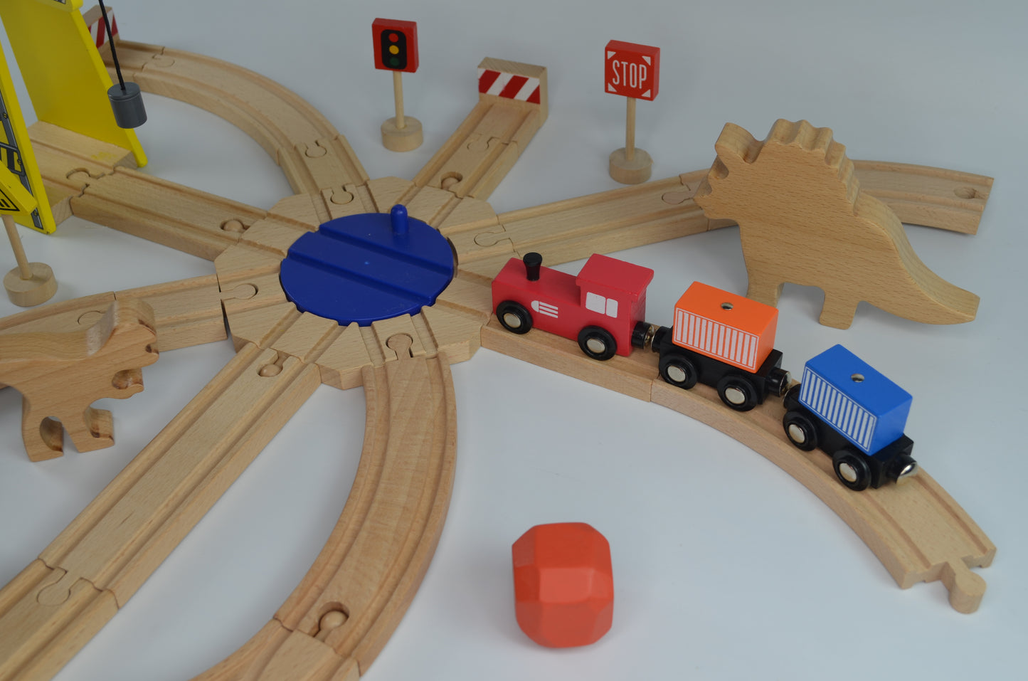 The Dino Land Starter pack Wooden Playset Toy