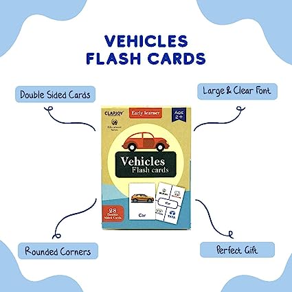Vehicles Flash Card