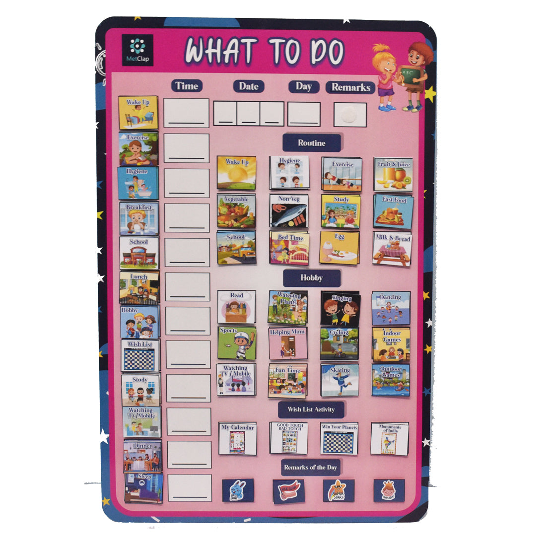 What To Do Activity Board Game for Kids
