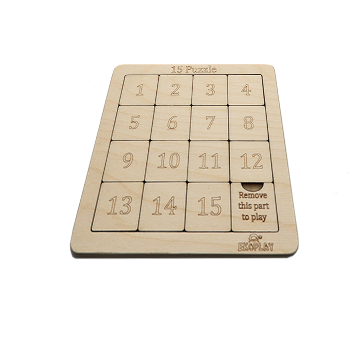 Wooden 15 Puzzle Board Game