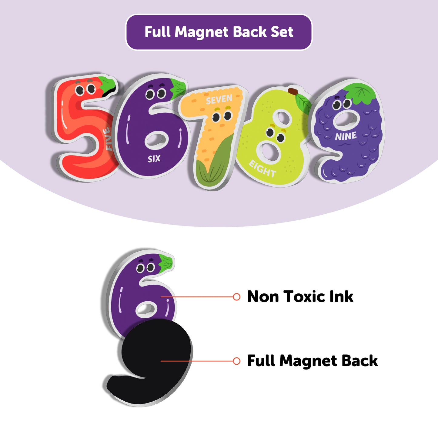 Wooden 2 In 1 Magnetic Wipe Off Learning Set