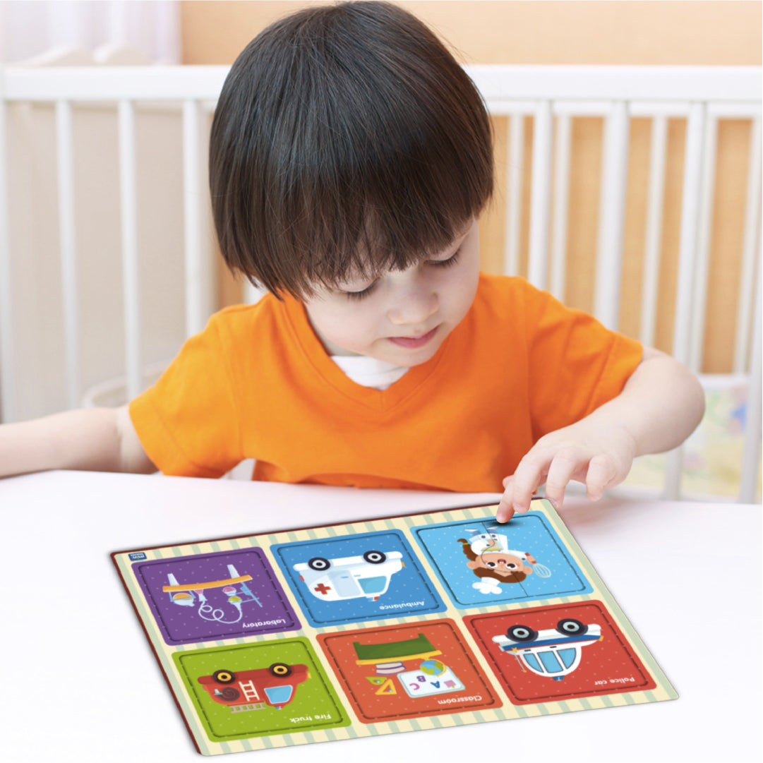 Wooden 2 Piece Professions Puzzle