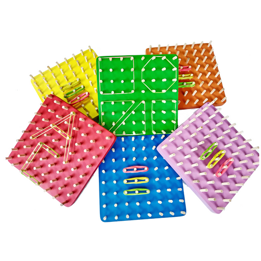 Buy Wooden Color Geo Board - SkilloToys