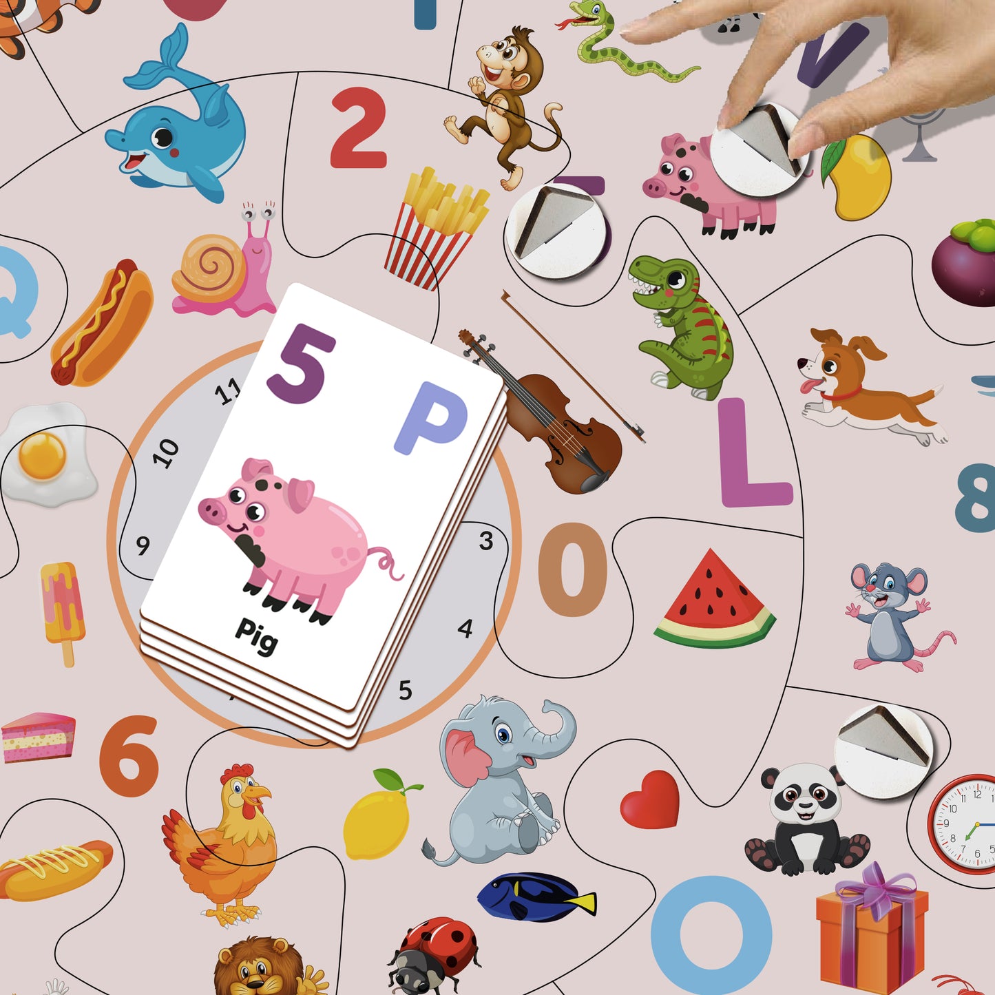 Wooden Detective Party Find Picture Game
