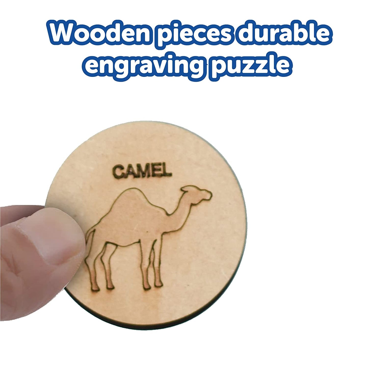 Wooden Forest Animal Card Game