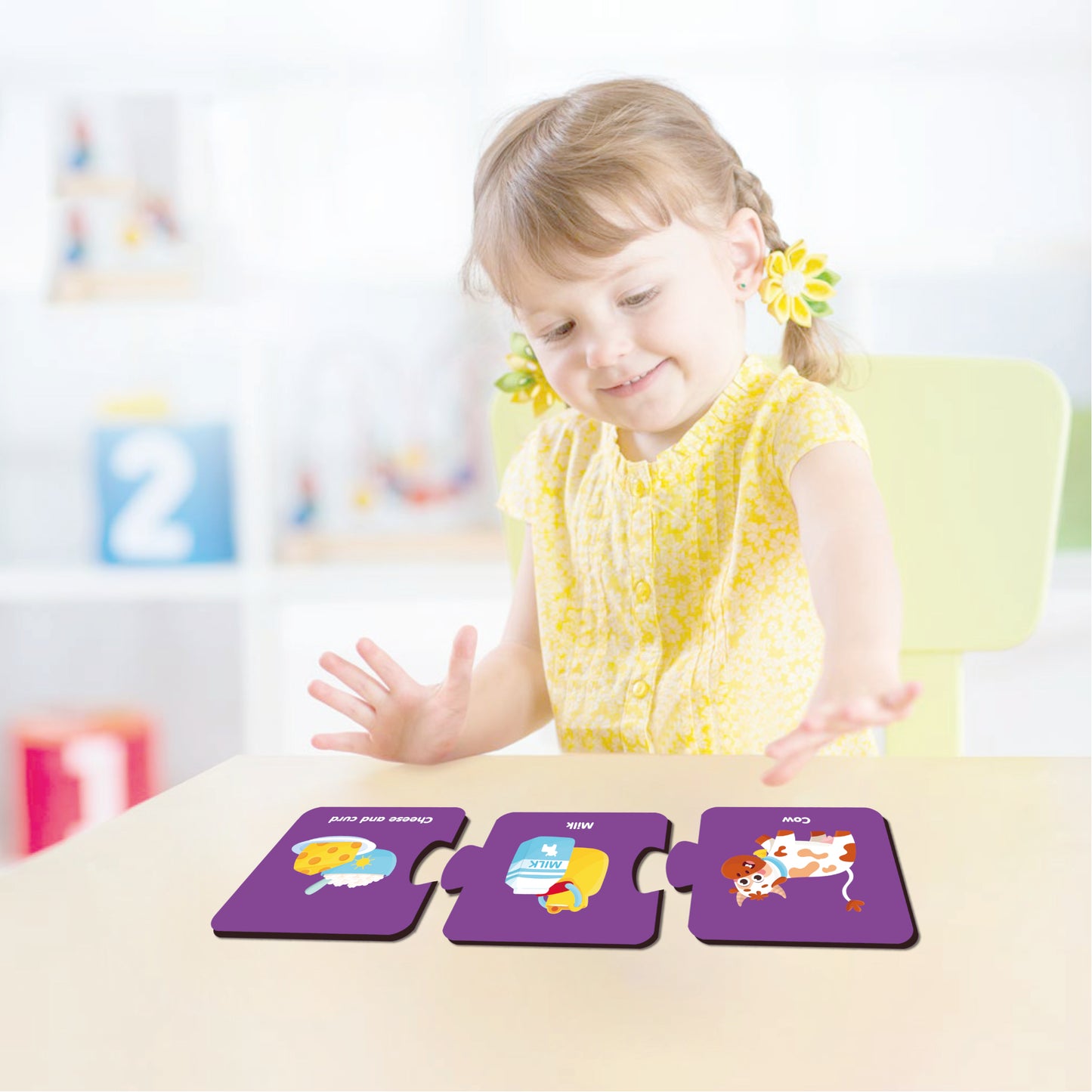 Wooden How It Is Made Matching Puzzle Series 1