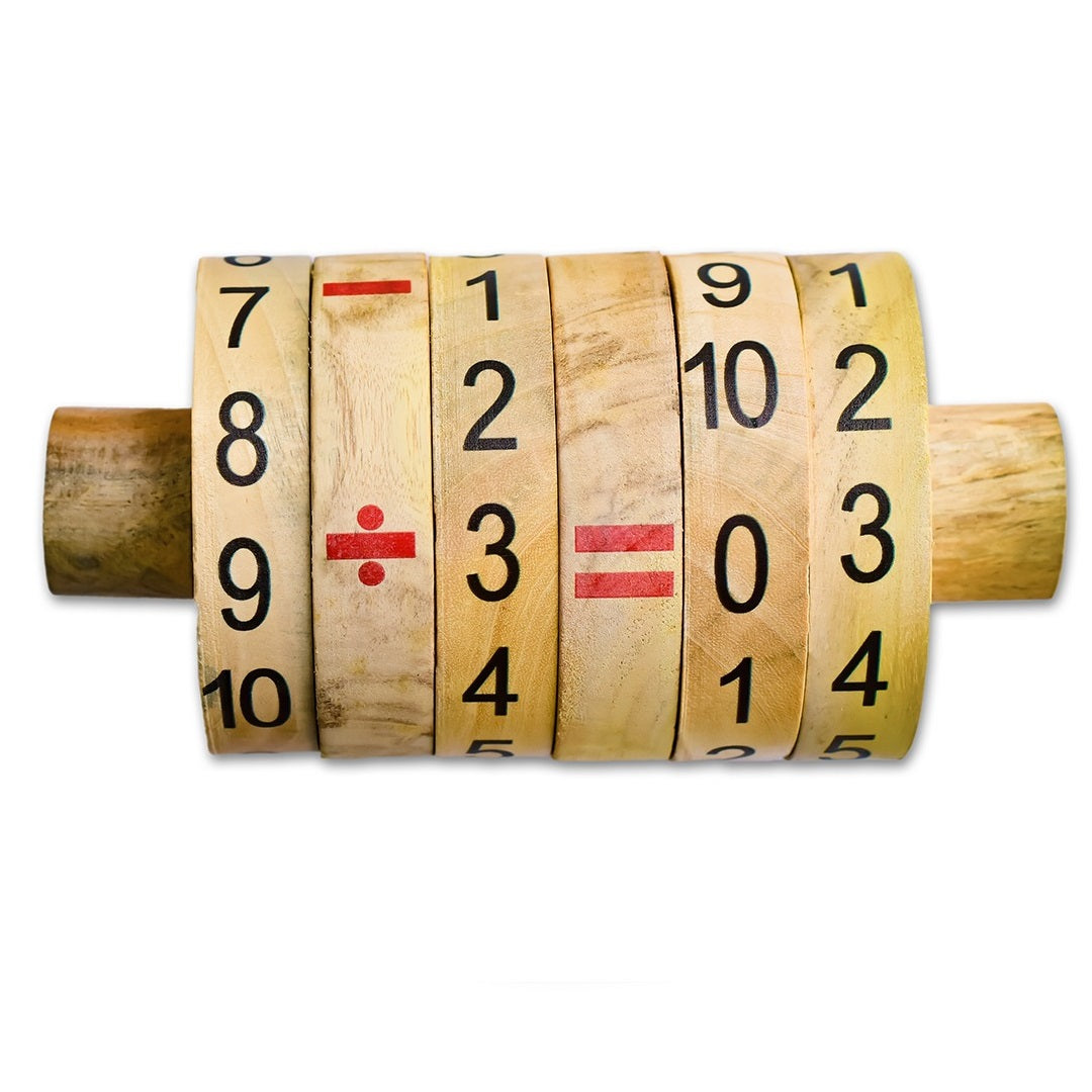 Wooden Learning Maths Calculator
