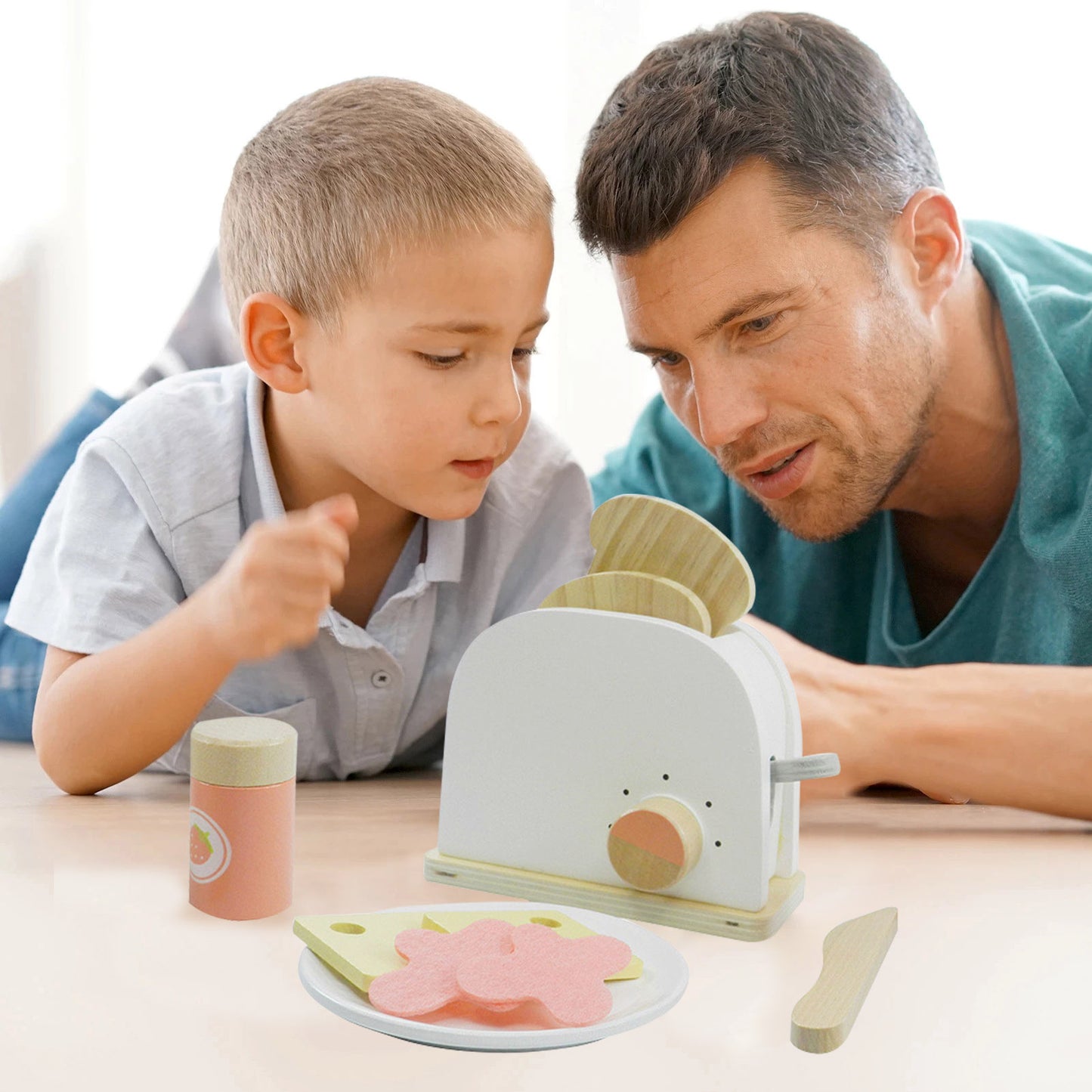 Wooden Little Toasty Kitchen Toy - Set of 10