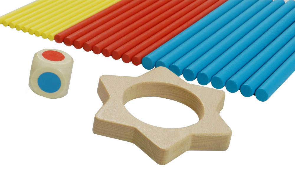 Wooden Pick Up Sticks Game