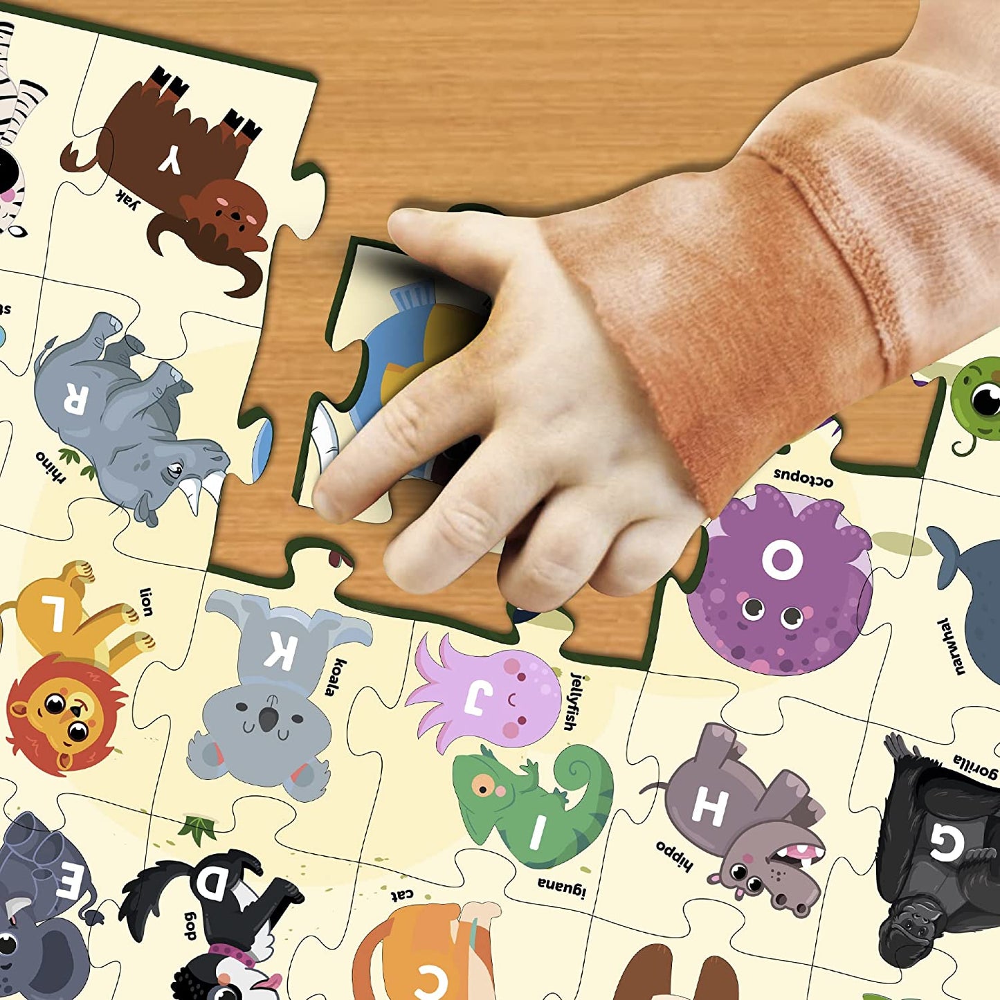 Wooden Spell And Learn Alphabets Learning Puzzle