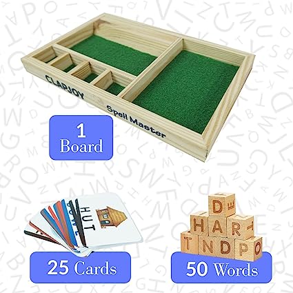 Wooden Spell Master for Kids