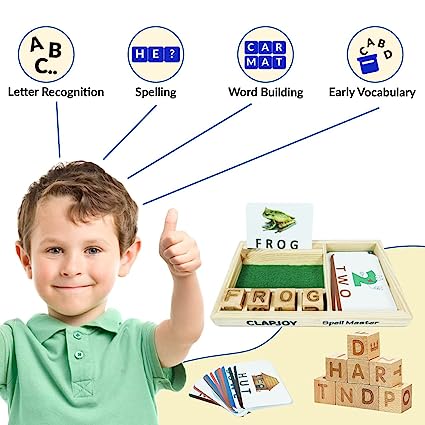 Wooden Spell Master for Kids