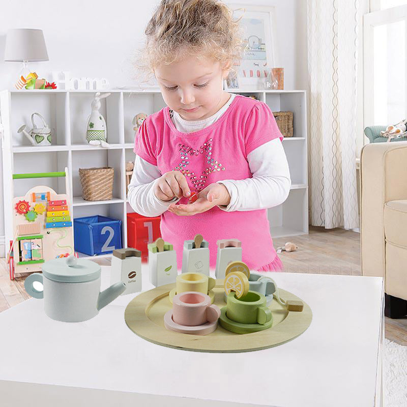 Wooden Tea PlaySet for kids