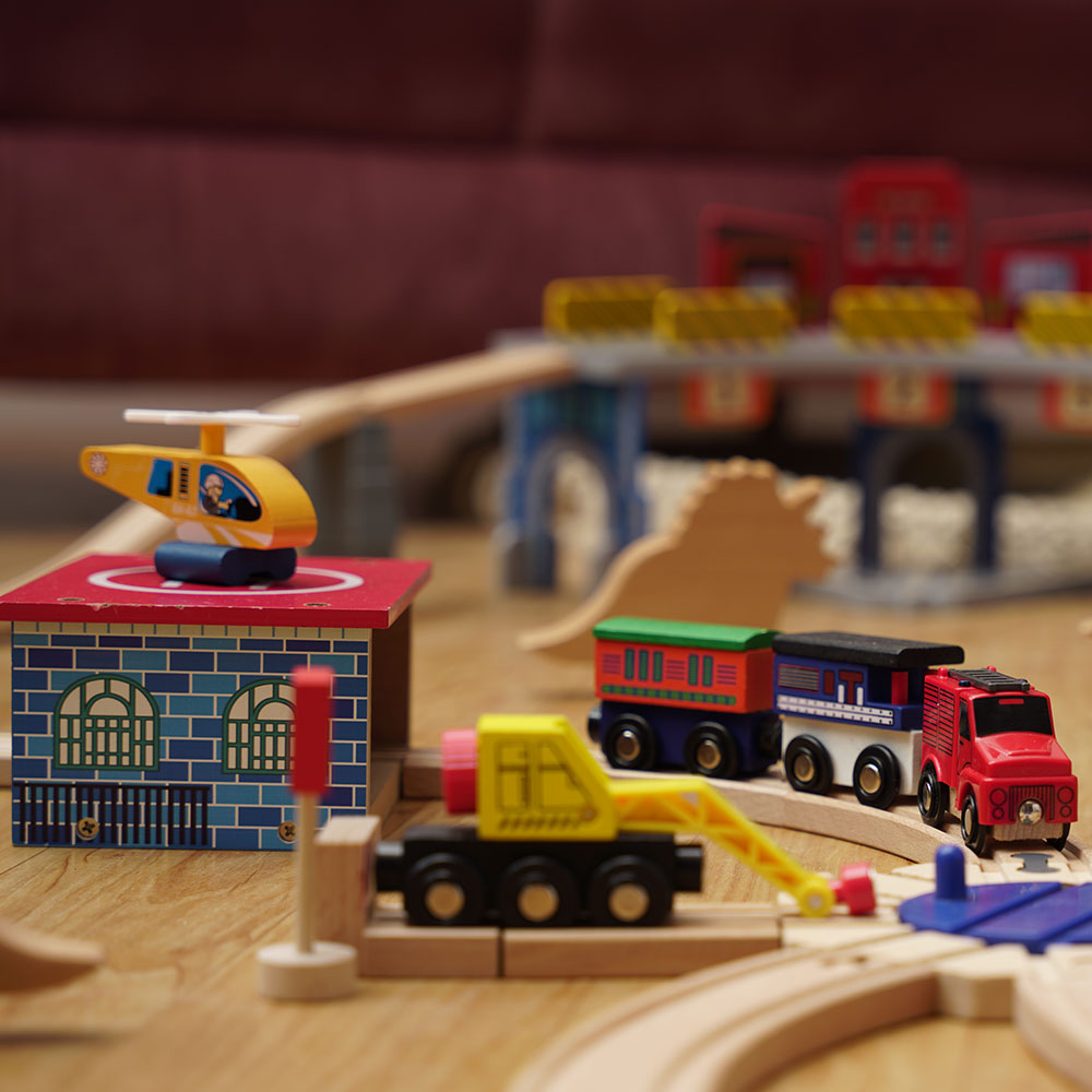 Wooden The Dino Land - Complete Set